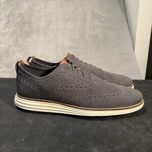 Cole Haan OriginalGrand Stitchlite Shoes Mens 11 Knit Wingtip Oxford Comfort